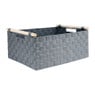 Lademand houten greep - grijs - 33x47x21 cm