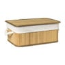 Mand levi met deksel  - 34,5x24x14 cm