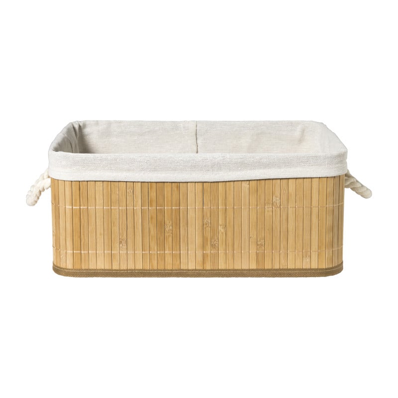 Mand levi met deksel  - 40x29x16 cm