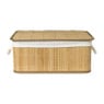 Mand levi met deksel  - 40x29x16 cm
