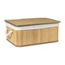 Mand levi met deksel  - 40x29x16 cm