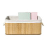 Mand levi met deksel  - 40x29x16 cm