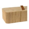 Bamboe kistje met deksel Jesse - 6x20x10 cm - naturel