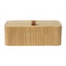 Bamboe kistje met deksel Jesse - 8x23x13 cm - naturel
