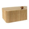 Bamboe kistje met deksel Jesse - 8x23x13 cm - naturel