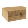 Bamboe kistje met deksel Moos - 9x24x18 cm - naturel