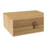 Bamboe kistje met deksel Moos - 10x27x20 cm - naturel
