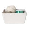Mand vilt middel - wit - 11x25x25 cm