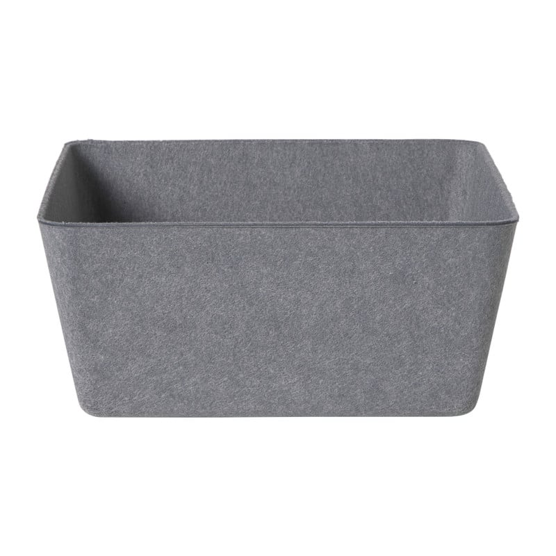 Mand vilt middel - grijs - 11x25x25 cm