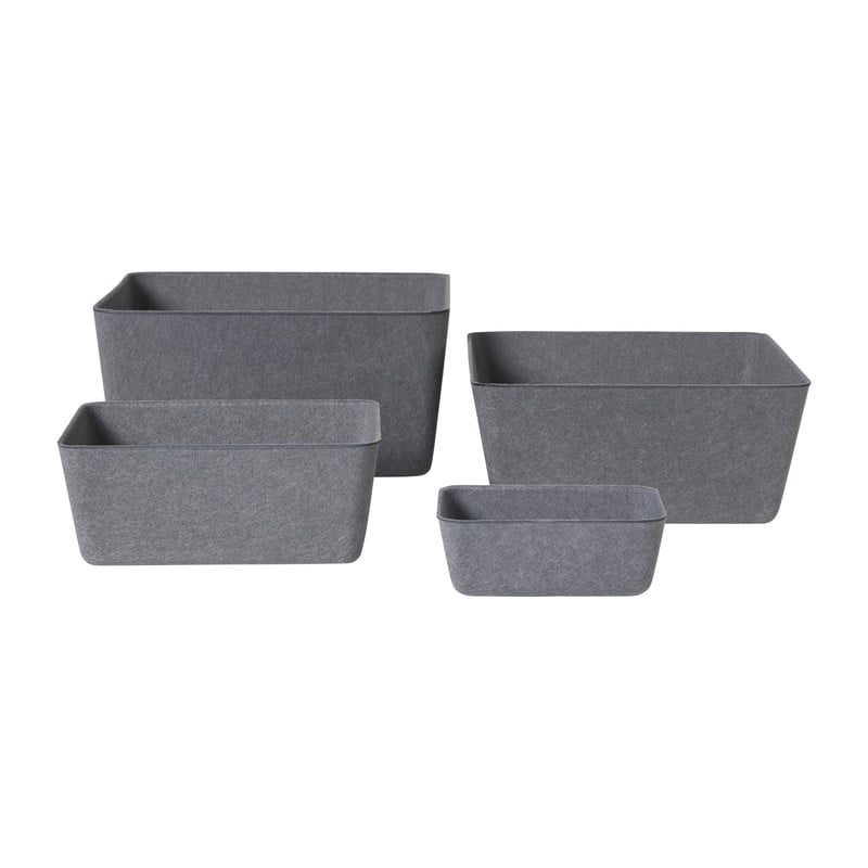 Mand vilt middel - grijs - 11x25x25 cm