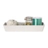 Mand vilt langwerpig - wit - 6x36x14 cm