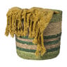 Mand streep groot - groen - ø28x28 cm