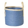 Mand colors - blauw/bruin - ø21x18 cm