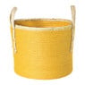 Mand colors - geel/bruin - ø21x18 cm