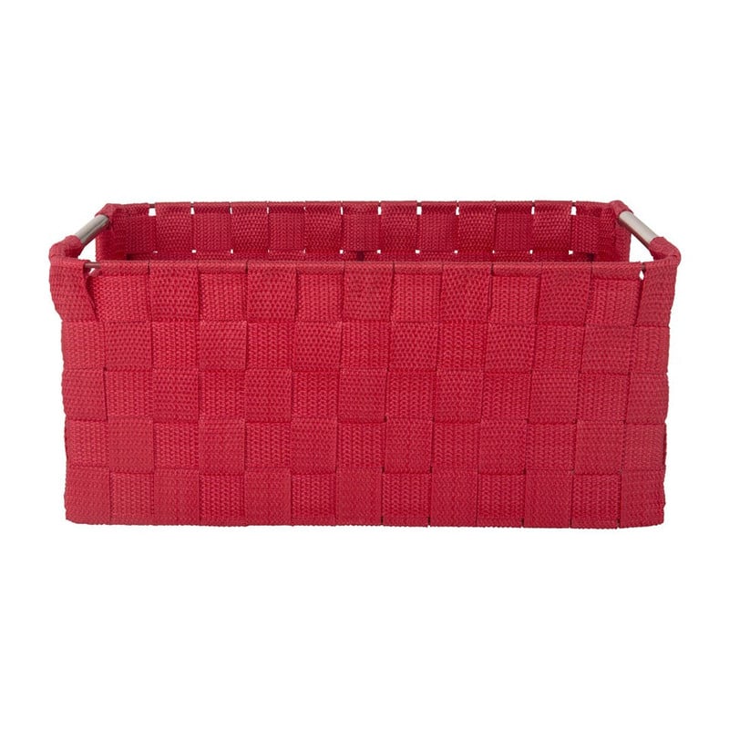 Lademand chroom handle - rood - 34x23x15cm
