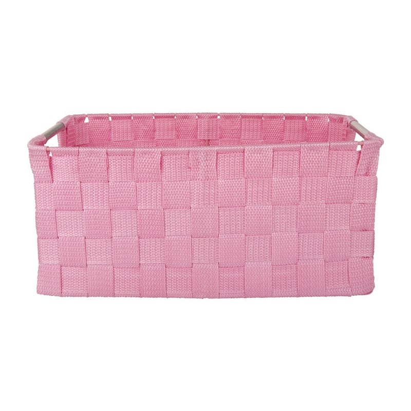 Lademand chroom handle - roze - 34x23x15cm