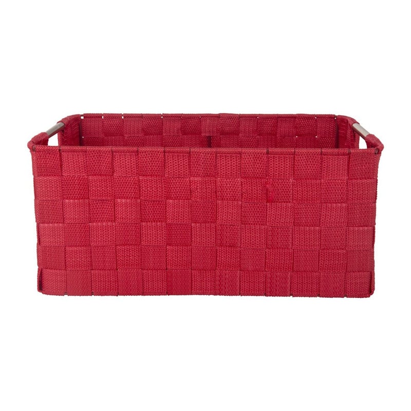 Lademand chroom handle - rood - 36x26x16cm