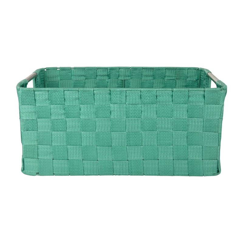 Lademand chroom handle - groen - 36x26x16cm
