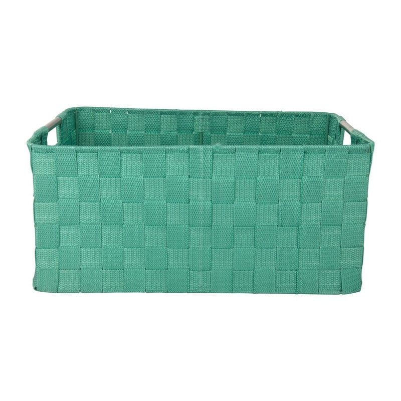 Lademand chroom handle - groen - 40x30x18cm