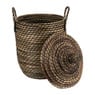 Wasmand Cobra - bruin/zwart - 34x41 cm