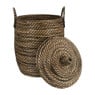 Wasmand Cobra - bruin/zwart - 43x52 cm