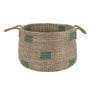 Wasmand Cobra - 44x30 cm - wit/blauw