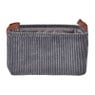 Mand corduroy - grijs - 33x23x18 cm