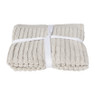 Vaatdoekjes beige - 30x30 cm - set van 2 