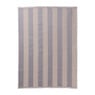 Theedoek strepen - antraciet/taupe - 50x70 cm
