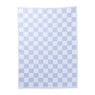 Theedoek blokjes - blauw/wit - 50x70 cm