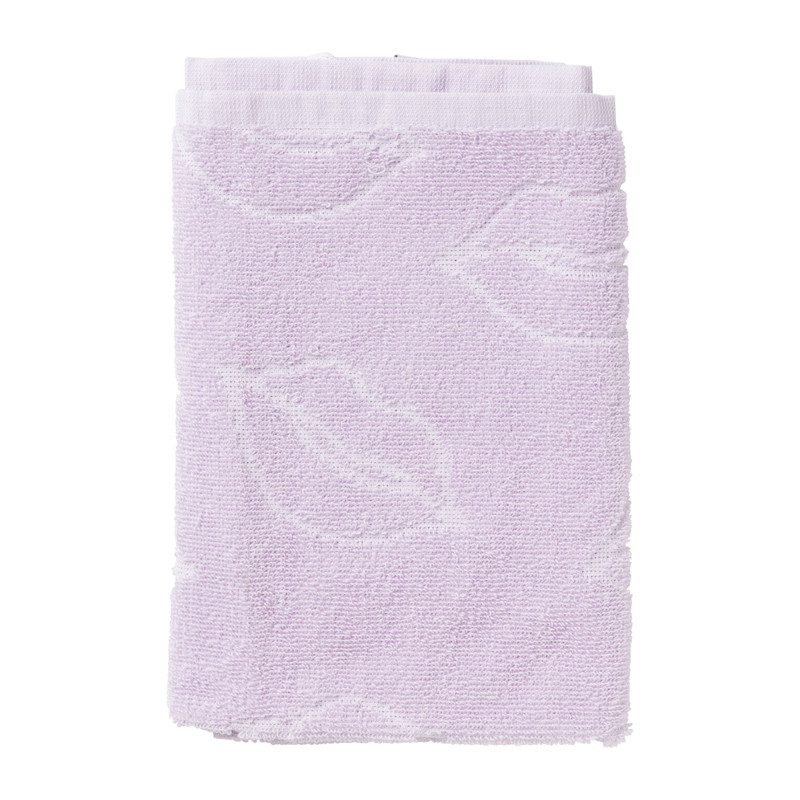 Handdoek lippen - lila/wit - 50x50 cm