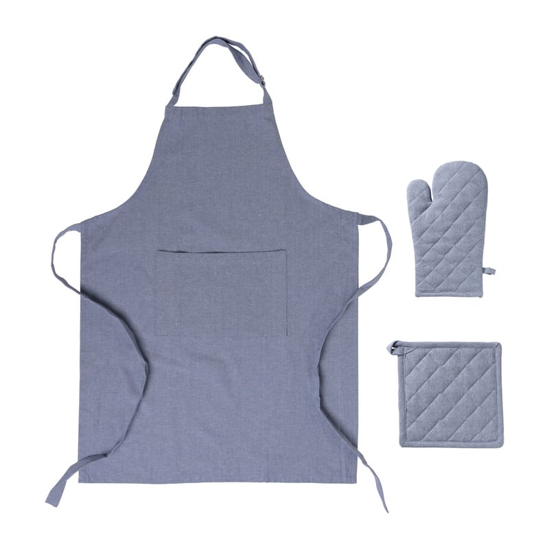 Ovenwant denim - blauw - 18x32 cm