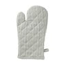 Ovenwant gestreept - groen/wit - 18x32 cm