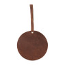 Leren pannenlap - ø19 cm
