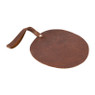 Leren pannenlap - ø19 cm