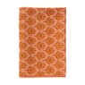 Theedoek palmboom - roze/bruin - 50x70 cm