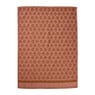 Theedoek palmboom - roze/bruin - 50x70 cm
