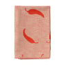 Theedoek pepers - rood/groen - 50x70 cm