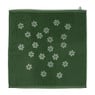 Keukendoek bloem - groen - 50x50 cm