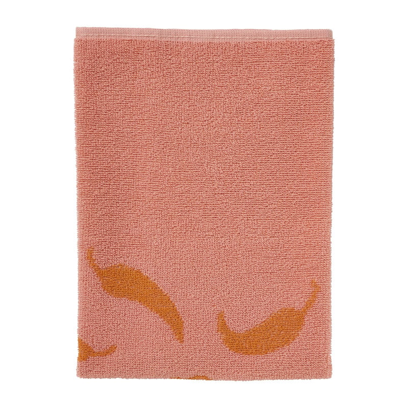 Keukendoek chili - roze/oranje - 50x50 cm 