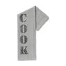 Theedoek cook - grijs