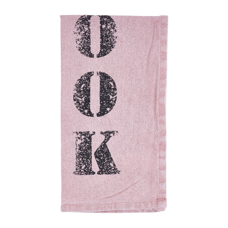 Theedoek cook - roze