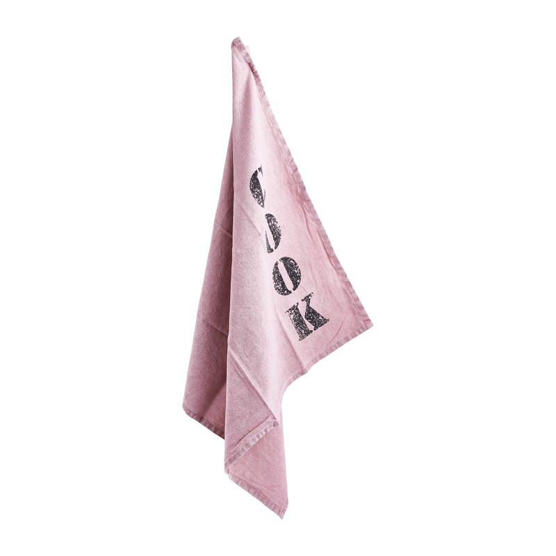 Theedoek cook - roze