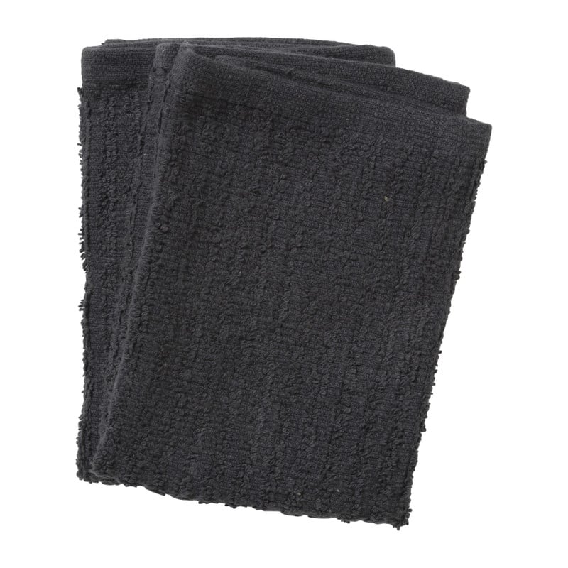 Vaatdoekje - zwart - set van 2 