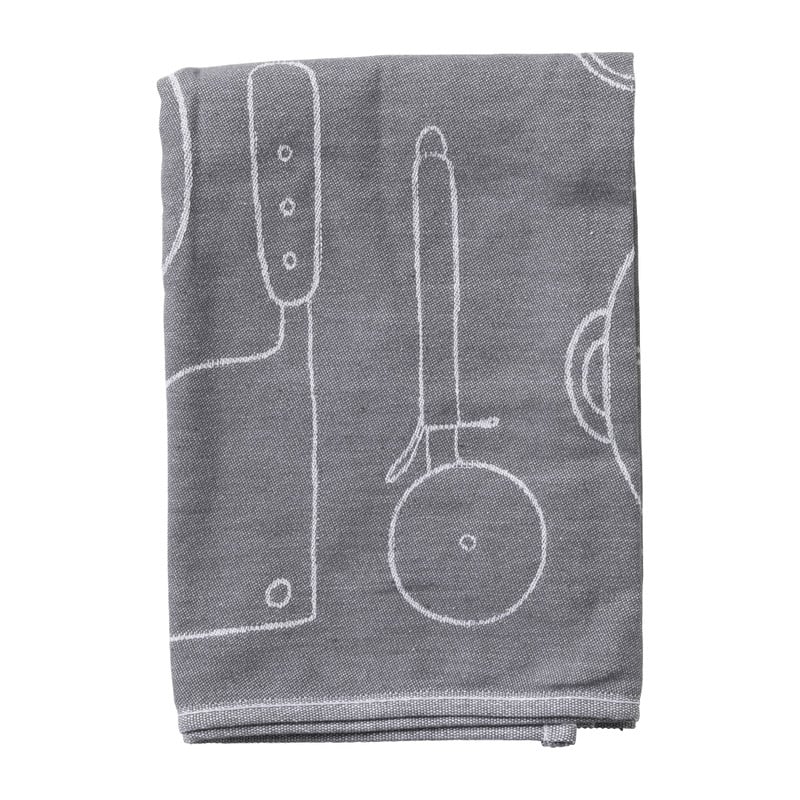 Theedoek keukentools  - antraciet - 50x70 cm 