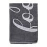 Theedoek good food - zwart - 50x70 cm 