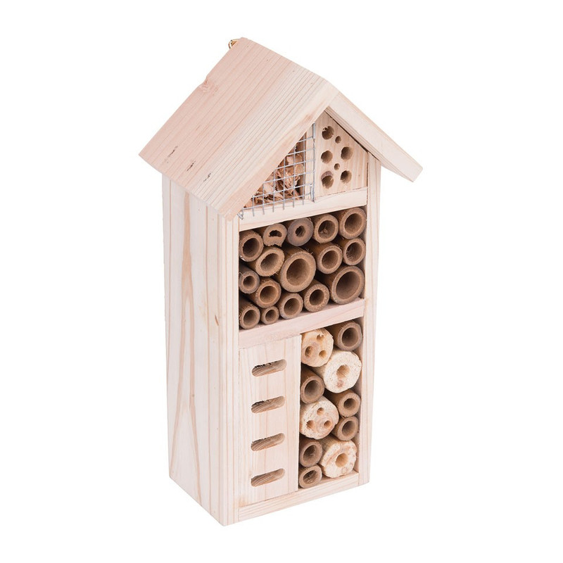 Insectenhotel hoog - 27x10x7 cm