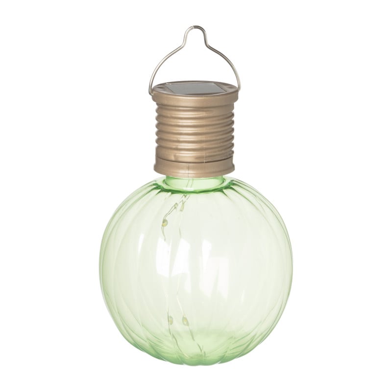 Solar hanglampje geribbeld - diverse kleuren - ø7 cm 