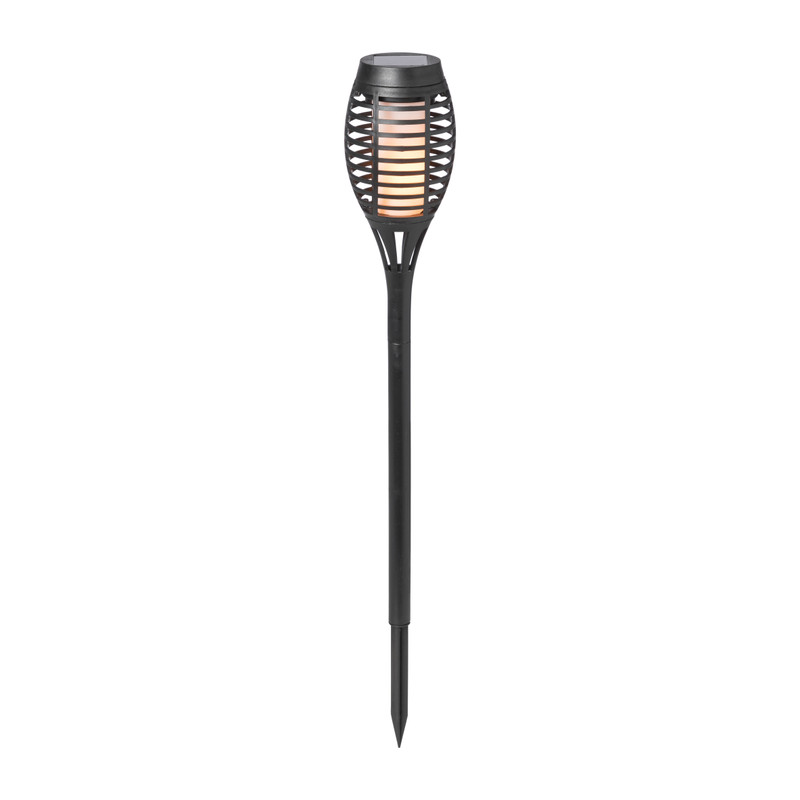 Solar fakkels - zwart - set van 3