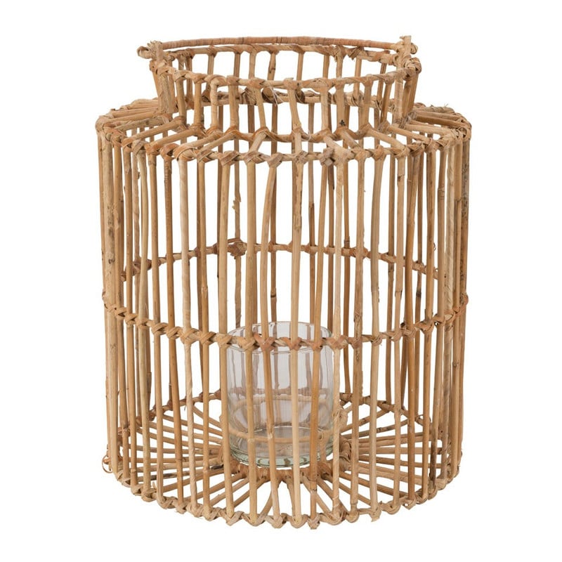 Rotan lantaarn - 35x30 cm
